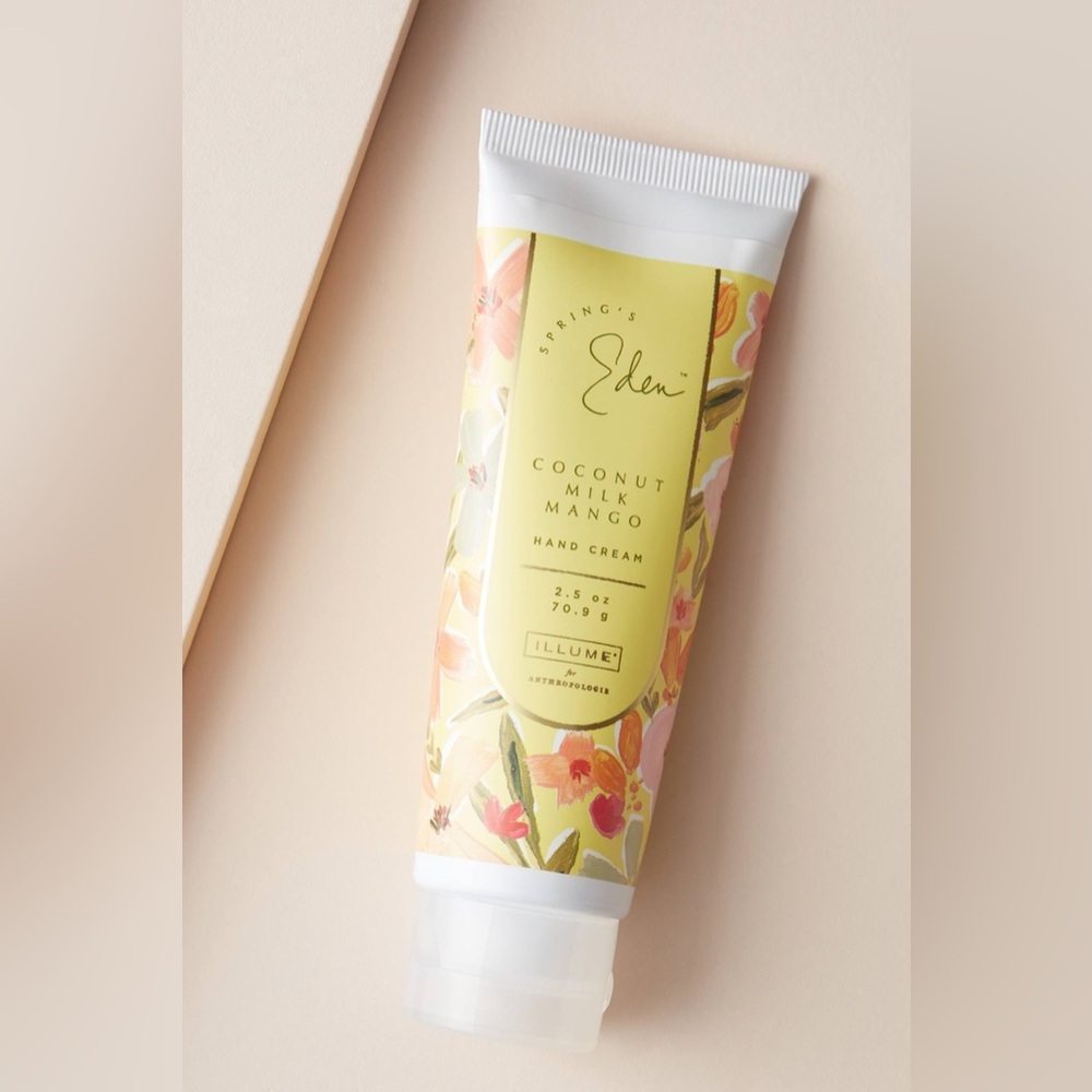 New Illume Spring's Eden Coconut Milk Mango Hand Cream From Anthropologie!!🔥🔥🔥